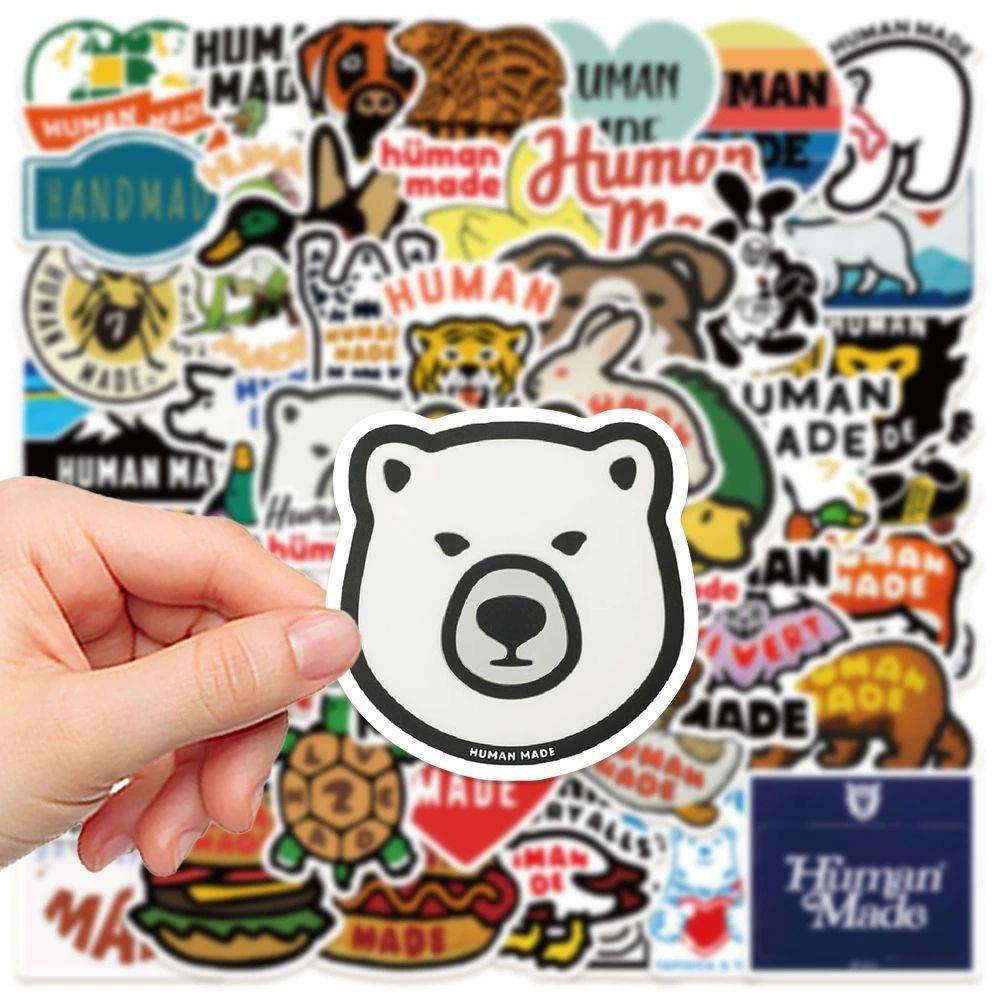 10/50 шт. крутые модные наклейки H-Human M-Made Nigo водонепроницаемые наклейки DIY упаковка для стакана с водой ноутбука скрапбука блокнота дневника наклейки