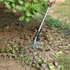 Stainless Steel Rake Telescopic Handle Ergonomic Design Simple Operation Leaf And Grass Clippings Rake