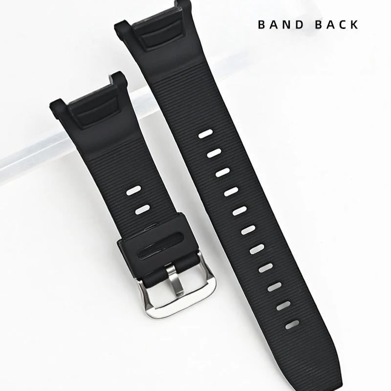 Мягкий полимерный ремешок для часов для CASIO PRW-1500 PAW-1500 PRG-130 Водонепроницаемый и потостойкий ремешок для часов из ТПУ Мужской браслет