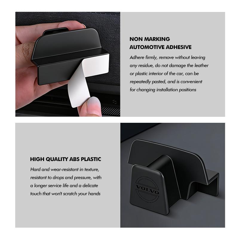 dyplv7 Car Sunglasses Self-Adhesive Auto Seat Eyeglasses Organizer Accessories For Volvo V60 V50 V40 S80 S60 S90 C40 XC40 V70 XC70 XC60