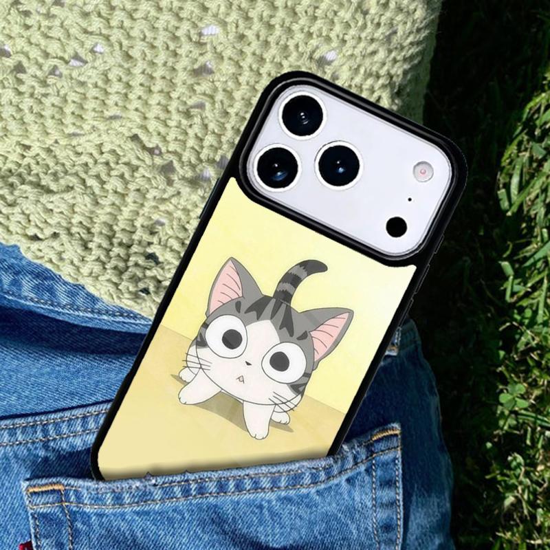 Cute Cat Animal Phone Case Cover for IPhone 11 12 13 14 15 16e 17 Pro Max Coque for IPhone 17 Air