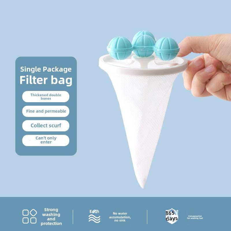 Laundry Lint Remover, Reusable Washing Machine Hair Catcher, Pet Fur Lint Filter for Clothes, Floating Mesh Laundry Bag