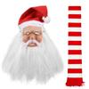 Вечеринка переодеваний Санты Косплей Рождественский костюм Санты для взрослых Рождественский костюм Санты Маска для лица
