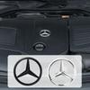 70mm automobile engine logo metal hood badge for Mercedes-Benz W220W221W117W166W176W177W204W212W213GLE CLA GLC GLML AW1