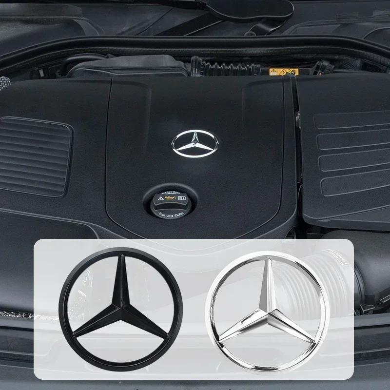70mm automobile engine logo metal hood badge for Mercedes-Benz W220W221W117W166W176W177W204W212W213GLE CLA GLC GLML AW1