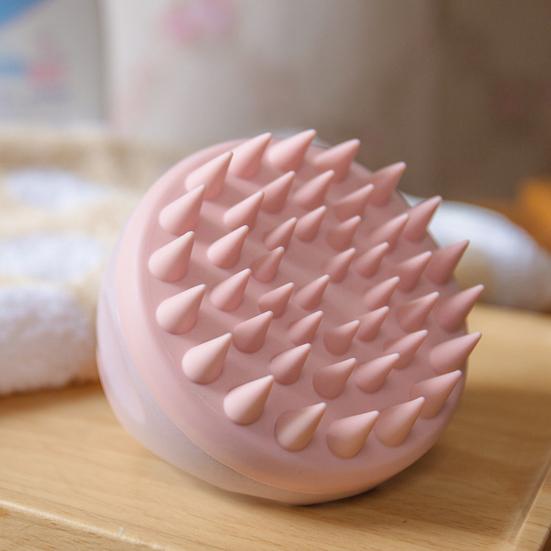 Scalp Massager Shampoo Brush with Soft Bristles Ergonomic Handle Portable Travel Hair Growth Dandruff Removal Scalp Exfoliator Scrubber Cleaning Brush