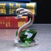 Creative Crystal Swan Gift Swan Statue Birthday Keepsake Little Swan Ornament  Desktop