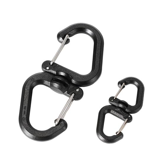 1/5 шт. вращающийся на 360 градусов крюк портативный легкий открытый кемпинг походный S-образный вертлюг