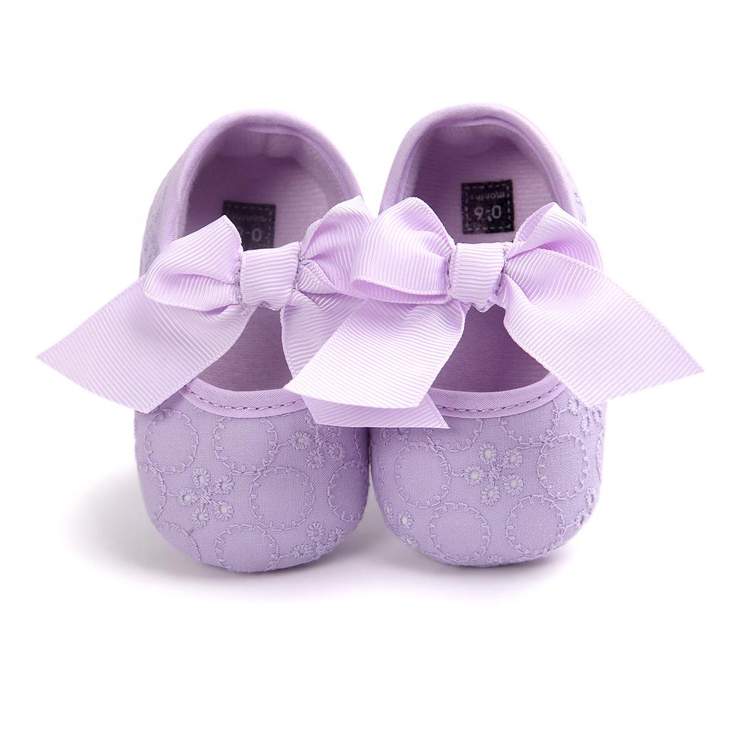 MYGGPP Bow Baby Princess Shoes Мягкая подошва Обувь для малышей Детская обувь