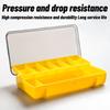 Clear Fishing Lure Box Double-layer Multi-Compartments Portable Waterproof Heavy Duty Artificial Fishing Bait Accessories Organizer