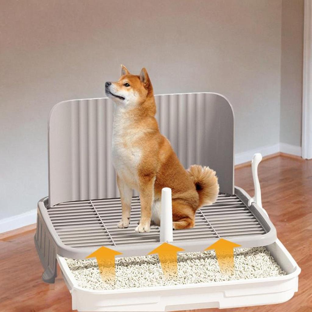 Dog Potty Tray Pee Mesh Training Tray Easy to Clean Puppy Toilet Reusable Dog Training Toilet Dog Litter Box for Small Dogs