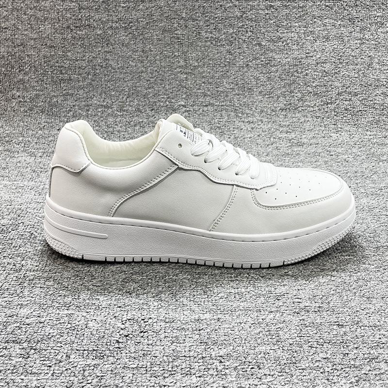 Мужская обувь ВВС Нет. 1 Весна 2025 Новые кожаные белые туфли Мужские трендовые дышащие мужские спортивные и развлекательные туфли для сноуборда