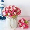 Artificial Flower Non-fading Vivid Cloth Beautiful Simulation Rose for Party
