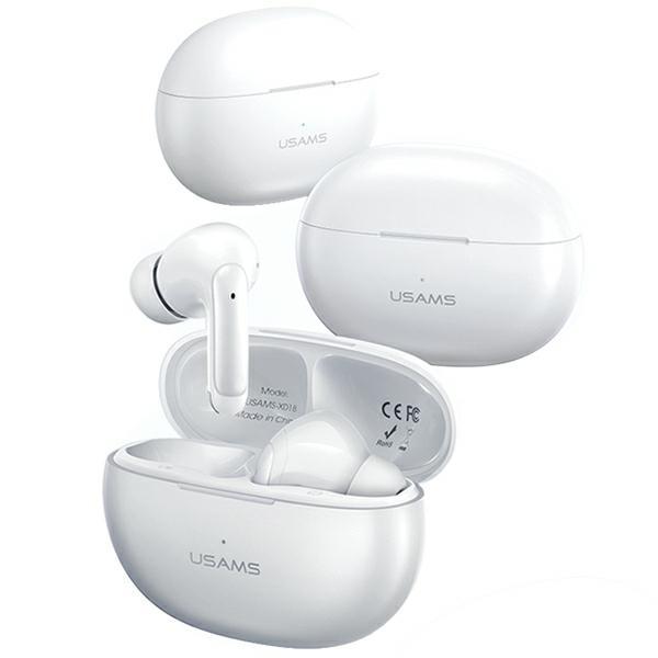 Bluetooth 5.3 TWS наушники USAMS X-Don Series с двойным микрофоном ENC Черные