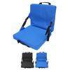 Folding Stadium Seat Cushion with Back Support Portable Handle Bleacher Cushion for Outdoor