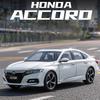 1:24 HONDA ACCORD GTR-R34 Cars Model Toys Alloy Diecast Vehice 6 Door Opened Sound Light Pull Back Toy Children's Birthday Gifts