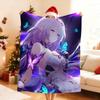 Игра Honkai Star Rail Касторице Милое Одеяло Мягкое Плед для Дома Спальни Кровати Дивана Пикника Путешествия Офиса Одеяло для Отдыха Подарок