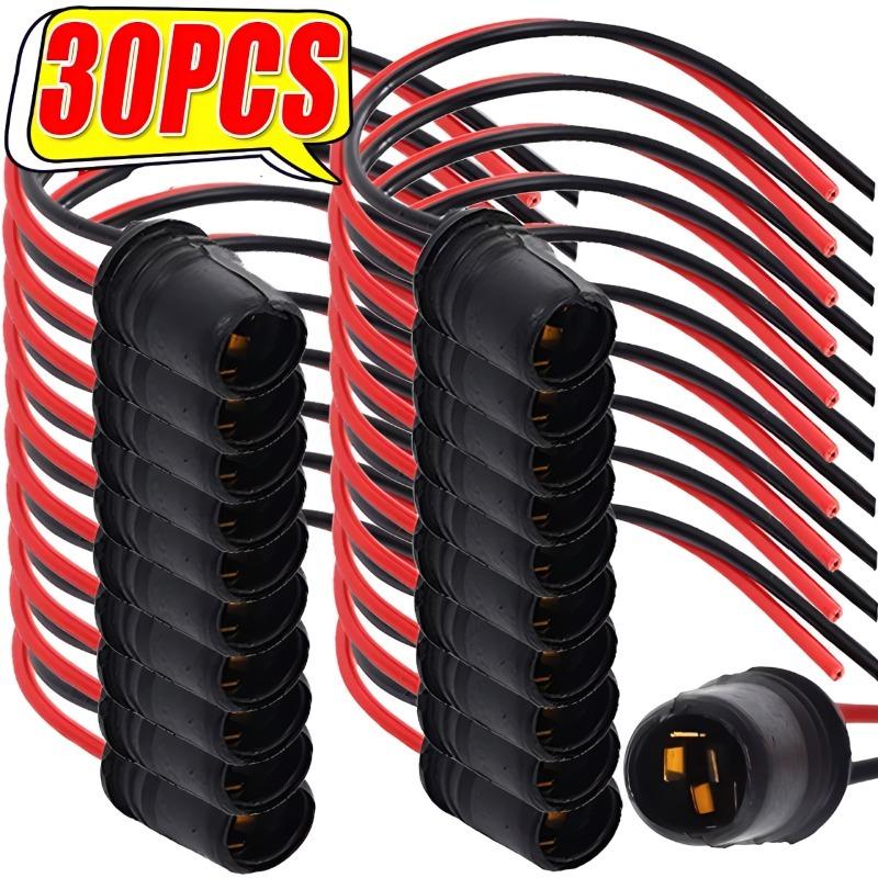 Automotive Accessory Light T5 T10 W5W Bulb Socket LED Adapter Connector for Car and Motorcycle Instrument Panel Lights