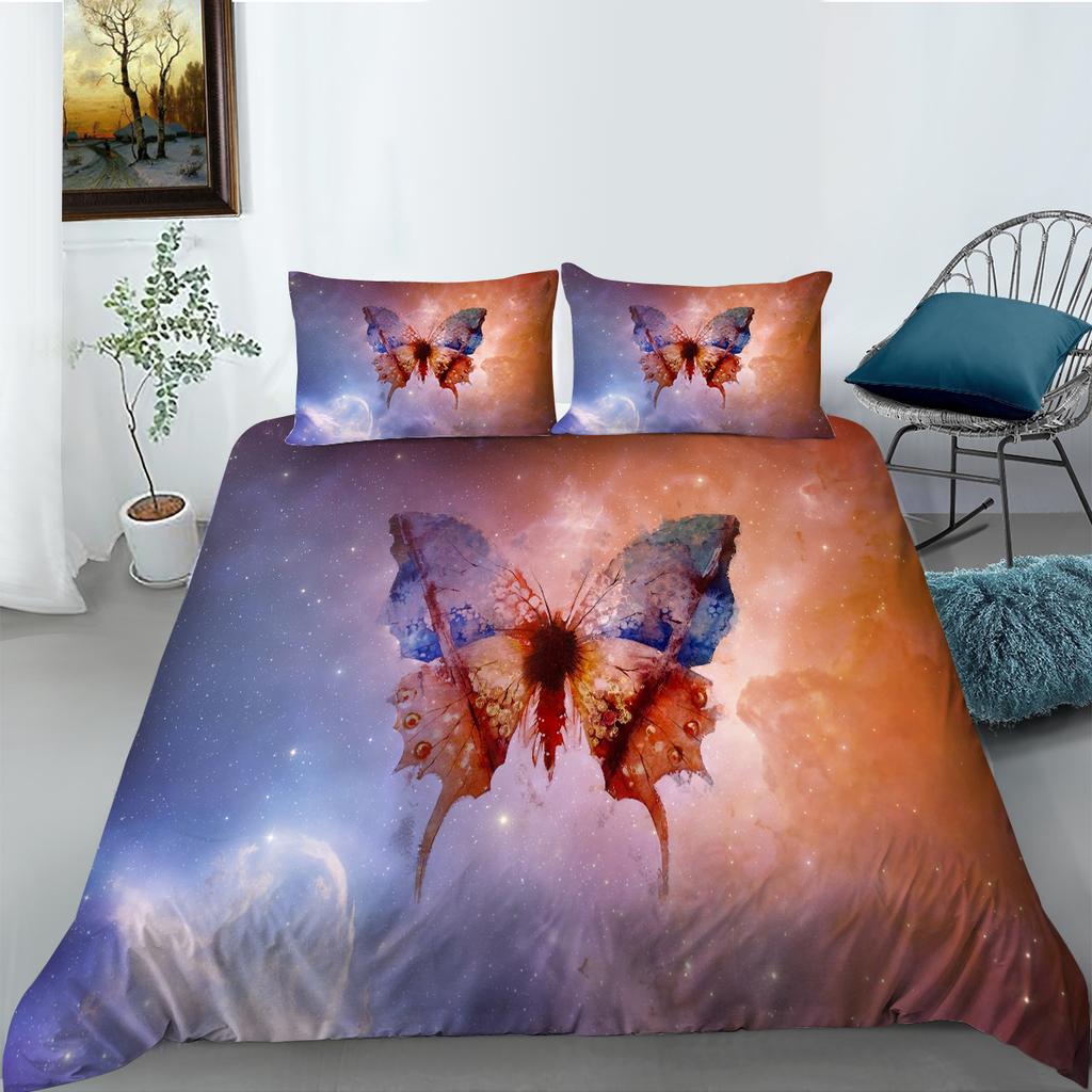 Insect Series Bedding Set 3D Digital Printed Quilt Cover and Pillow Cover 2/3 Pieces Full Size Bedding Set Home Decoration Bedding Set