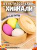 Набор из 4 шт. Сквиши-пельмешки: Мягкая текстура мальтозы, медленно возвращающая форму, антистрессовый шар, эстетичная игрушка-сквиш Taba, сенсорная игрушка для снятия стресса в офисе, новая