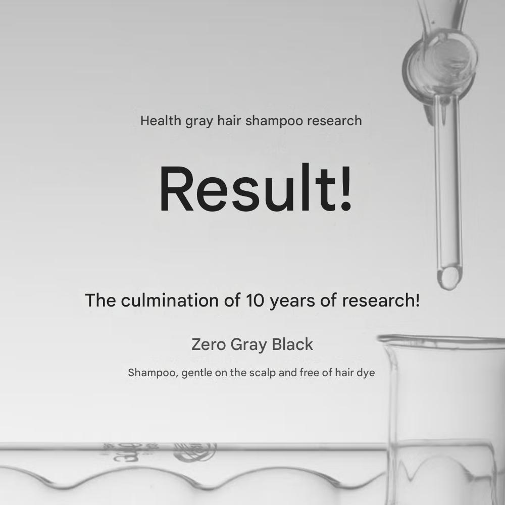 Шампунь Modamoda Zero Gray Black Краска для седины - 7 раз/порций возможно