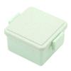 Miyoshi Seisakujyo GEL-COOL Square Gelato Plain Lunch Box with Integrated Ice Pack, Small, Pistachio Color, 11 X 9.4 X 5.5 Cm, 220ml Capacity, Single