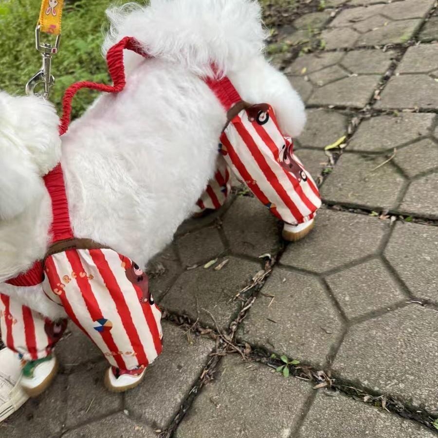 Штаны для собак, пылезащитные штаны для прогулок, весна и лето, грязе- и насекомостойкие, тонкие, четырехногие штаны, чехол для ног, защита ног