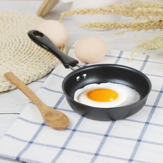 Non-stick Handle Iron Frying Cooking Pan Breakfast Egg Pancake Pot Cookware