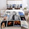 3Pcs Freya Skye Music Collage Bedding Sets For All Sizes New 3D Printed Bed Cover Comforter Duvet Cover Pillowcase Bedroom Decoration