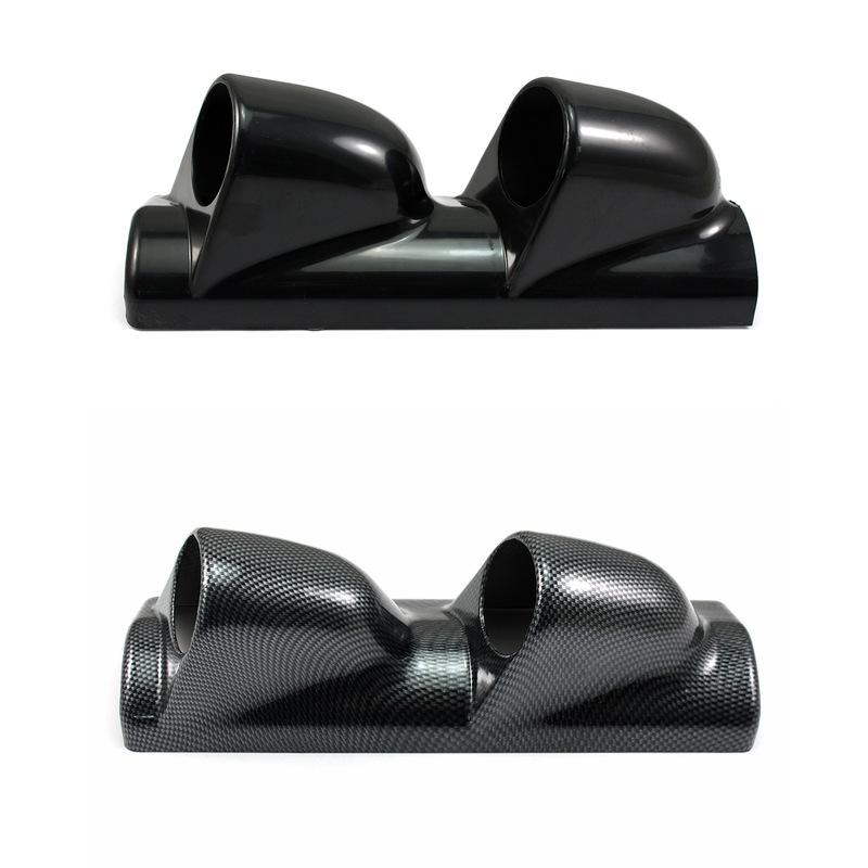 60mm Car Gauge Pod Universal Black/Carbon Single Double Triple Car Meters Holder for Left Drive Car for 60mm Gauges