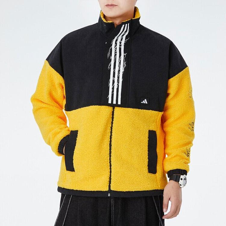 Men's Adidas Jackets Men's Gold Stand Collar Moderate Other