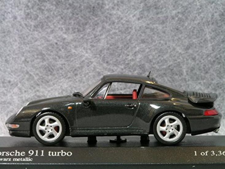 Porsche 911 Turbo Последний Turbo Porsche 1/43 (993) с воздушным охлаждением (ЧЕРНЫЙ.М)