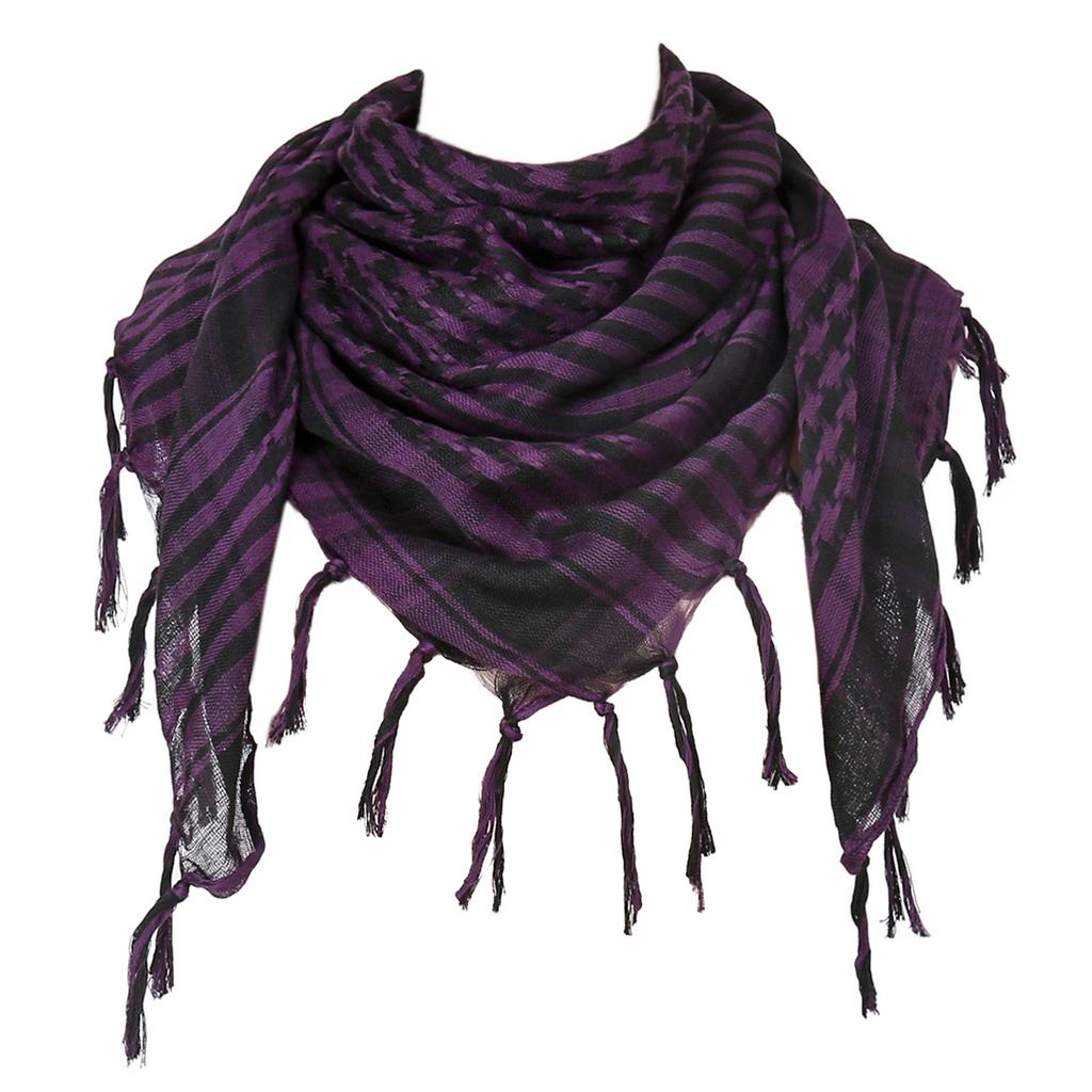 Стильный шарф Шемаг, бахрома, клетчатая арабская шаль для мужчин и женщин, мусульман, пылезащитный головной убор, пустынный шейный платок