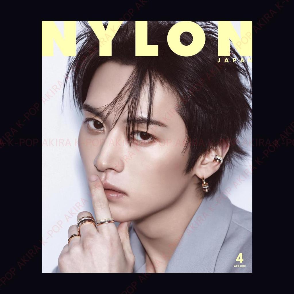 NYLON JAPAN Апрель 2026 Выпуск Обложка : LEE KNOW Stray Kids Японский журнал ПОСТКАРТА