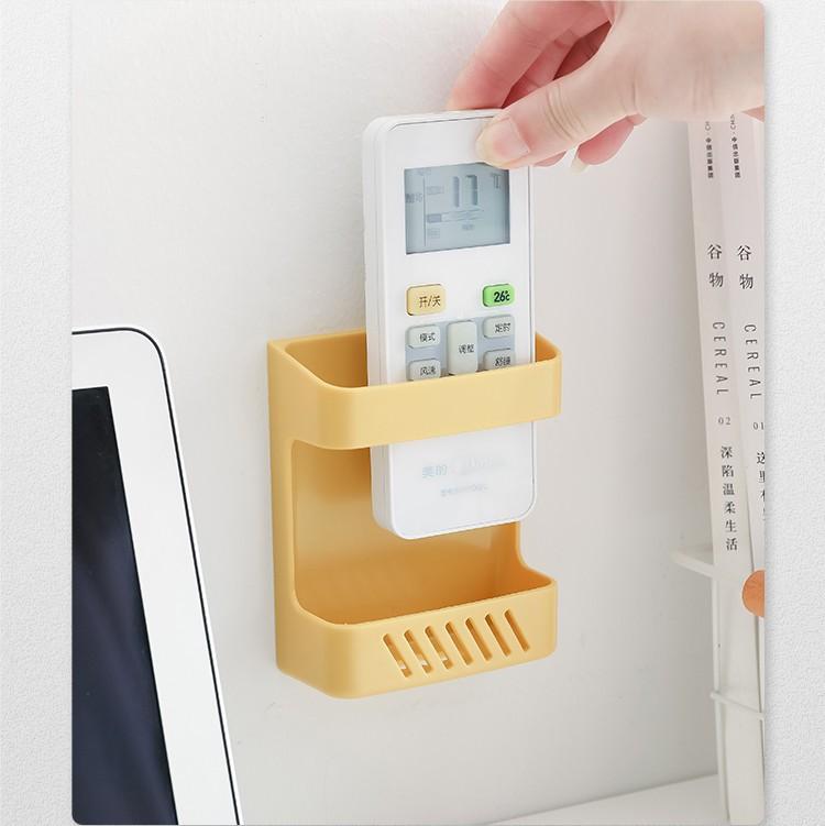 Hole-free Wall Hanging Paste Embracing Remote Control Storage Box Opening Mobile Phone Charging Rack Storage Rack HMKH YSXX