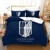 Attack On Titan Duvet Cover Anime Cartoon Bedding Set Boys Girls Bedroom Decoration Kids Gift Single Double Size
