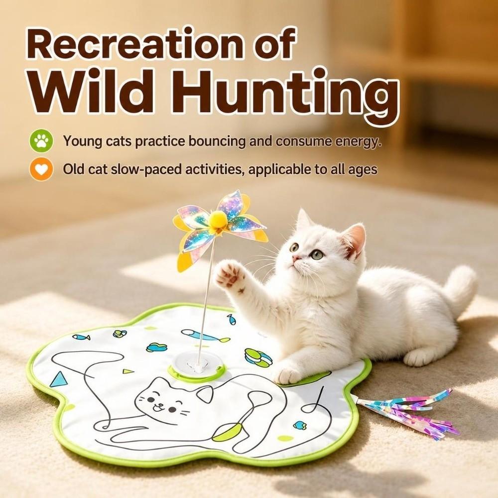 Relieve Boredom Smart Cat Toys with Butterfly Cat Teaser Tassel Tail Cat Toy Pet ToysIndoor Play