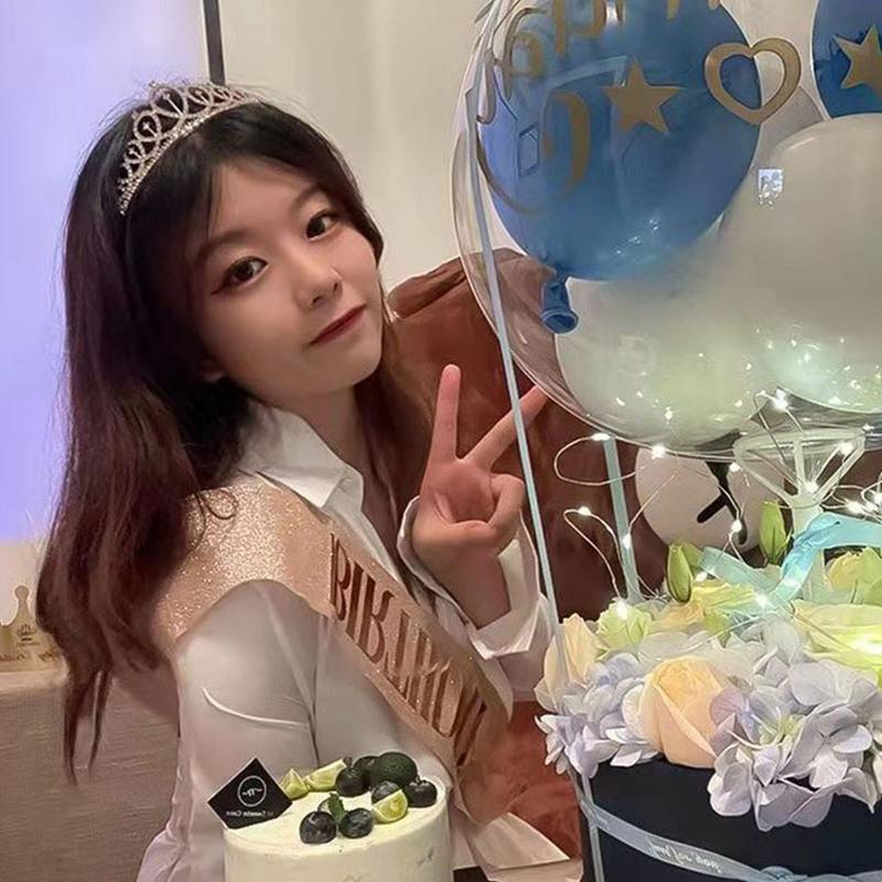 Корона из розового золота на день рождения, пояс со стразами, женские тиары для королевы, подарки на день рождения, атрибутика для вечеринок для женщин, украшения на день рождения