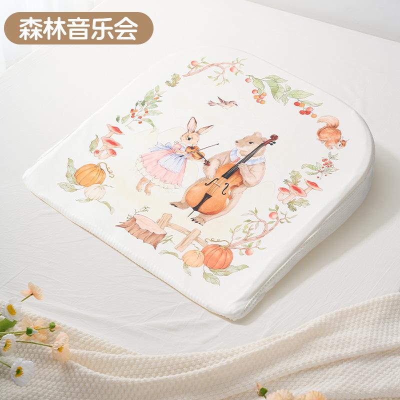 Newborn Baby Anti-Spit-Up Slope Cushion, Baby Anti-Choking Breastfeeding Pillow, Anti-Milk Overflow Spine Protector, Nursing Tool