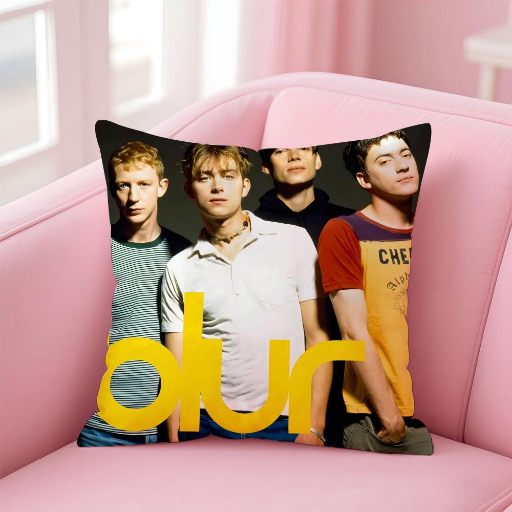 Чехол для подушки с изображением солиста группы Blur, крутой, удобный, двусторонний. Идеально для автомобиля, дивана, спальни и не только.