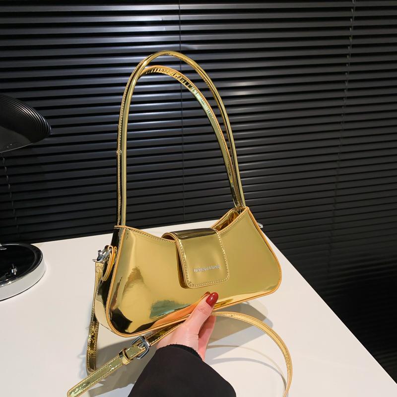 Нишевый дизайн сумка подмышку женская новая простая сумка-багет персонализированная модная на плечо кроссбоди женская сумка