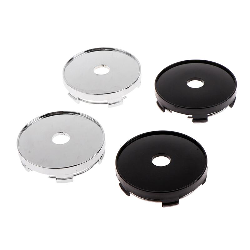 4 шт./лот 60 мм подходит для 65 мм логотип черный пластиковый автомобильный центральный колпак ступицы комплект автомобильный обод ступицы колпаки автомобильный стайлинг аксессуары