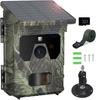 LS VISION Solar Wildlife 50MP 4K Video Trail Camera Night Vision 0.3s Motion Activated Waterproof Garden Camera Outdoor Hunting Monitoring