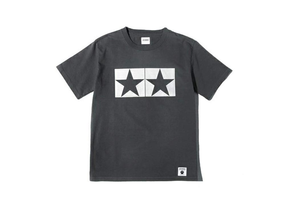 Tamiya JUN WATANABE Tamiya Mark JAPAN MADE PREMIUM Серая футболка XS Original Goods 67334