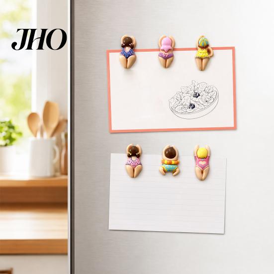 Magnetic Fridge Decoration 6/11Pcs 3D Swimming Figure Refrigerator Magnet, Cartoon Bikini Women Magnet Decorative Home Kitchen Office Whiteboard