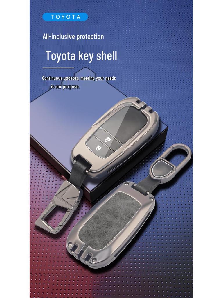 Чехол для ключа Toyota для Sienna, Highlander, Camry, RAV4, Land Cruiser, Prado, Venza