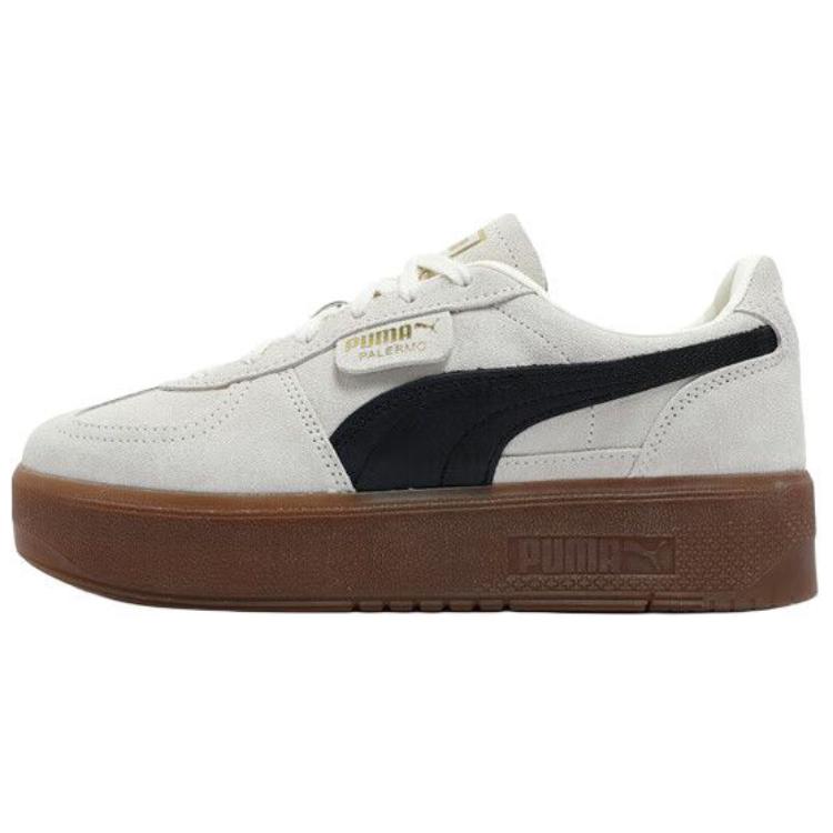 Puma Palermo Comfortable Versatile Low-Top Sneakers Women Sneakers Off-White 399348-15