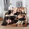 Ineve Tomboy Korean Music Girl Group (G) I-DLE Flannel Throw Blanket Ultra Soft Thin Blanket Living Room Bedroom Sofa Covers