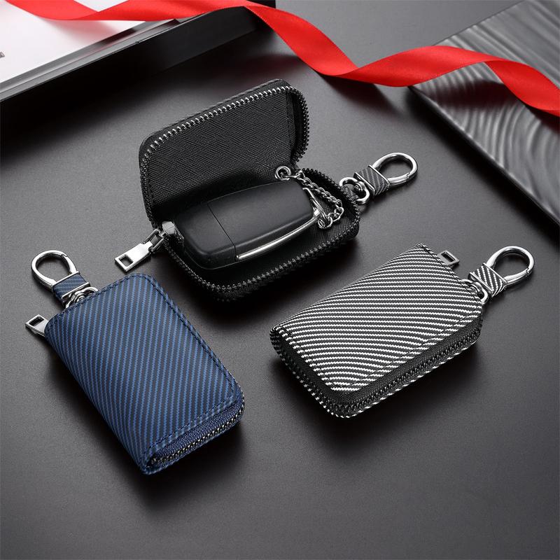 For Volvo EX90 V60 V40 XC90 S60 XC60 V50 V70 S90 XC40 S80 V90 High Quality PU Leather Key Case Covers Protective Bag Accessories