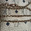 [Pre-Owned] Millie Large Rose Gold Coated Canvas Monogram Crossbody Clutch Shoulder Bag - Very Good #U3V97E
